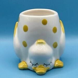 Vintage Japanese Duck Planter • 3” • Ceramic